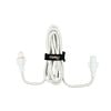 2m White Extension Lead, Connectable