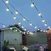 ConnectPro 5m Festoon Lights, Connectable, SMD LEDS, 10 Frosted Cap White Bulbs, Rubber Cable
