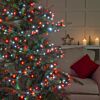 25.9m Outdoor Twinkling Christmas Tree Fairy Lights, 1000 Red & White LEDs