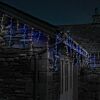 17.8m Christmas Snowing Effect Icicle Lights, 720 Blue &amp;amp; White LEDs