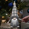35cm Grey Tartan Standing Gonk Figure