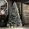 PE Grays Peak Pine Flocked Christmas Tree