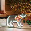 40cm Infinity Polar Bear with Scarf Christmas Figure
