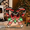 60cm Infinity Crossed Christmas Candy Cane