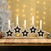 38cm Battery Star Candle Bridge, Warm White LEDs