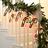1.75m Infinity Christmas Garland with 6 Candy Canes