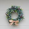 45cm White Berry and Hessian Christmas Wreath