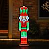 Outdoor Infinity Nutcracker Christmas Figure