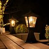 Solar Filament Effect LED Post Base Mount Light