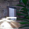 Solar Stainless Steel Welcome Wall Light