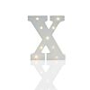 Alphabet 'X' Marquee Battery Light Up Circus Letter, Warm White LEDs, 16cm