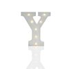 Alphabet 'Y' Marquee Battery Light Up Circus Letter, Warm White LEDs, 16cm