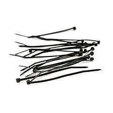 100mm x 2.5mm Black Cable Ties, 20pcs