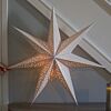 60cm Battery Paper North Star Light Hanging Christmas Decoration