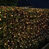 2m x 1.2m Outdoor Battery Net Lights, Warm White LEDs