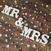 Mr & Mrs Battery Light Up Circus Letters, Warm White LEDs