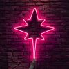 1.2m ConnectPro® Outdoor Pink LED Neon Flex North Star Silhouette, Connectable