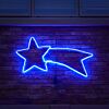 1.2m ConnectPro® Outdoor Blue LED Neon Flex Shooting Star Silhouette, Connectable