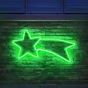 1.2m ConnectPro® Outdoor Green LED Neon Flex Shooting Star Silhouette, Connectable