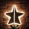 ConnectPro® 55cm White Star Light Outdoor Silhouette