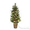 4ft Fibre Optic Berwick Pine Christmas Tree