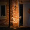2.1m Gold Dewdrop Tree with Warm White Micro LEDs