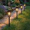 4 Solar Stake Lights Filament Effect 46cm