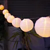 10 XL Chinese Lantern Solar Fairy Lights 4.5m