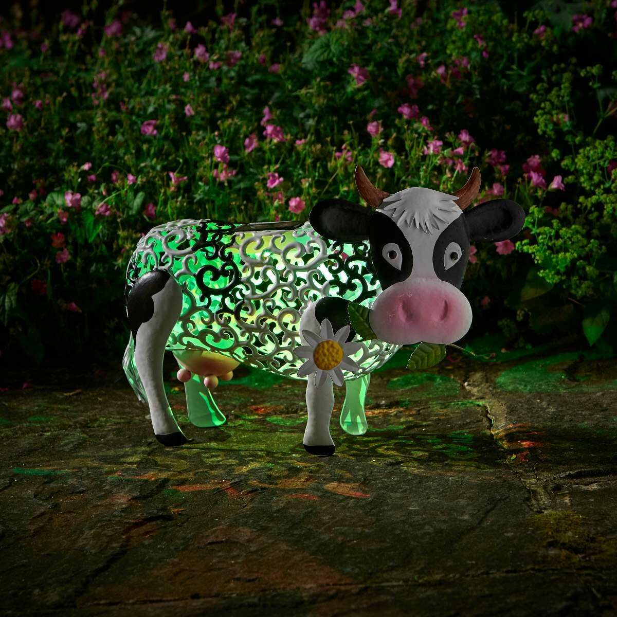 Solar Novelty Daisy the Cow Light image 2