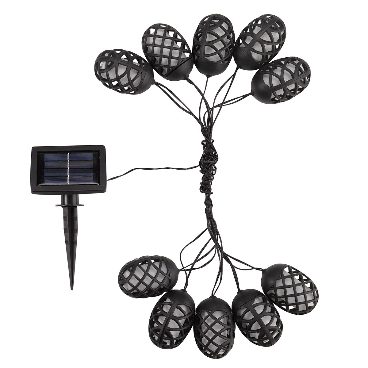 2.7m Solar Cool Flame Fairy Lights image 5