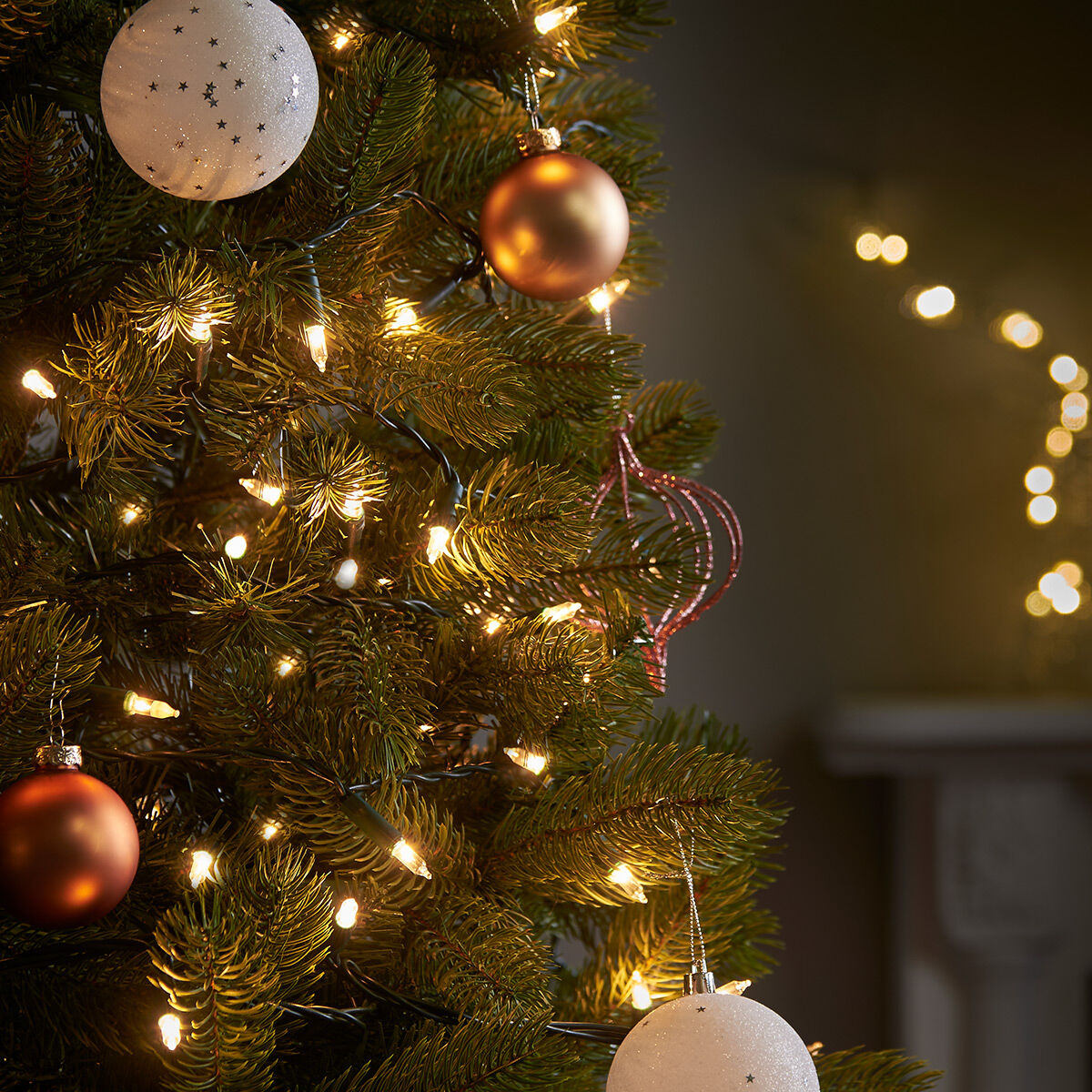 23.8m Indoor Traditional Warm White Classic Mini Christmas Fairy Lights image 4