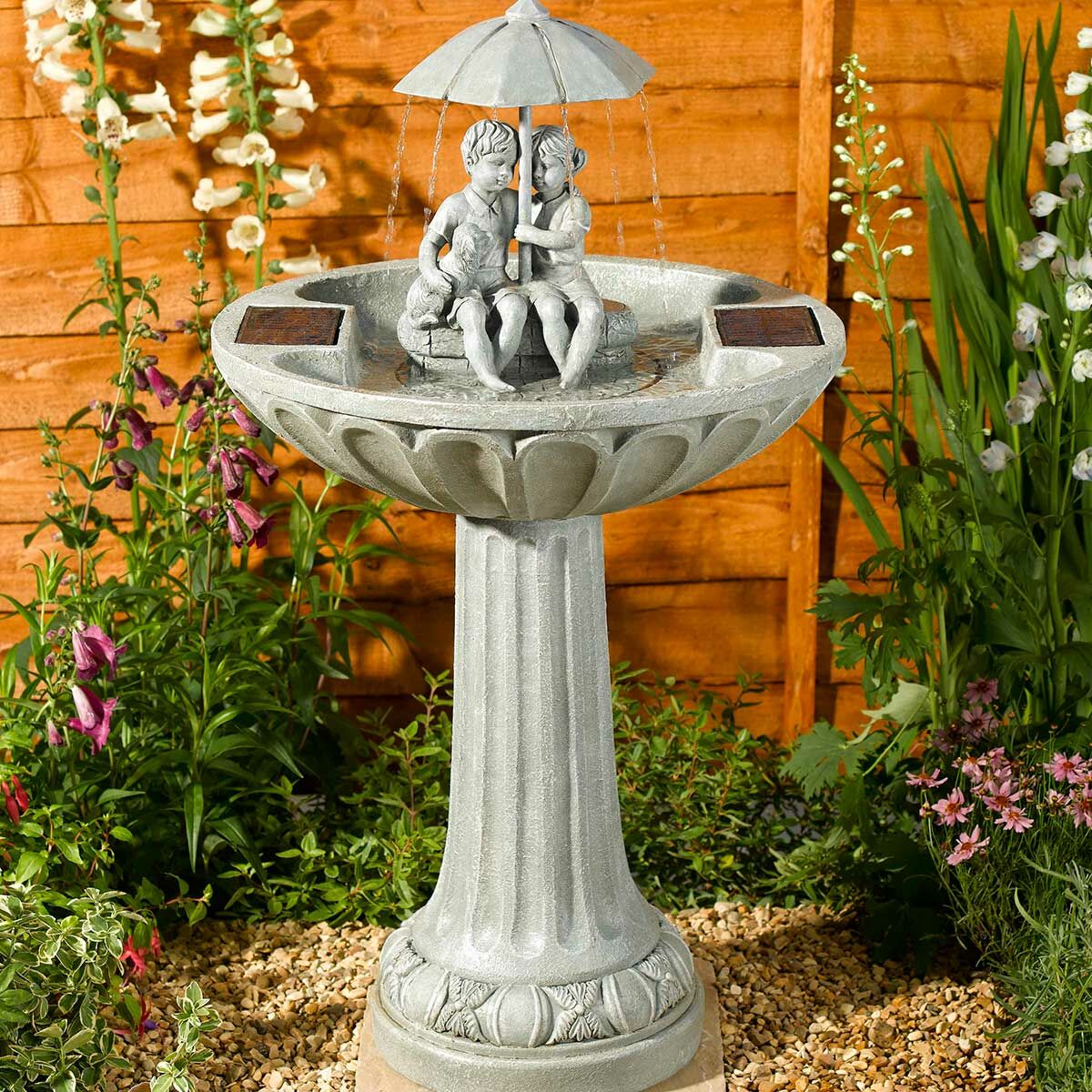 Solar Umbrella Water Feature image 1