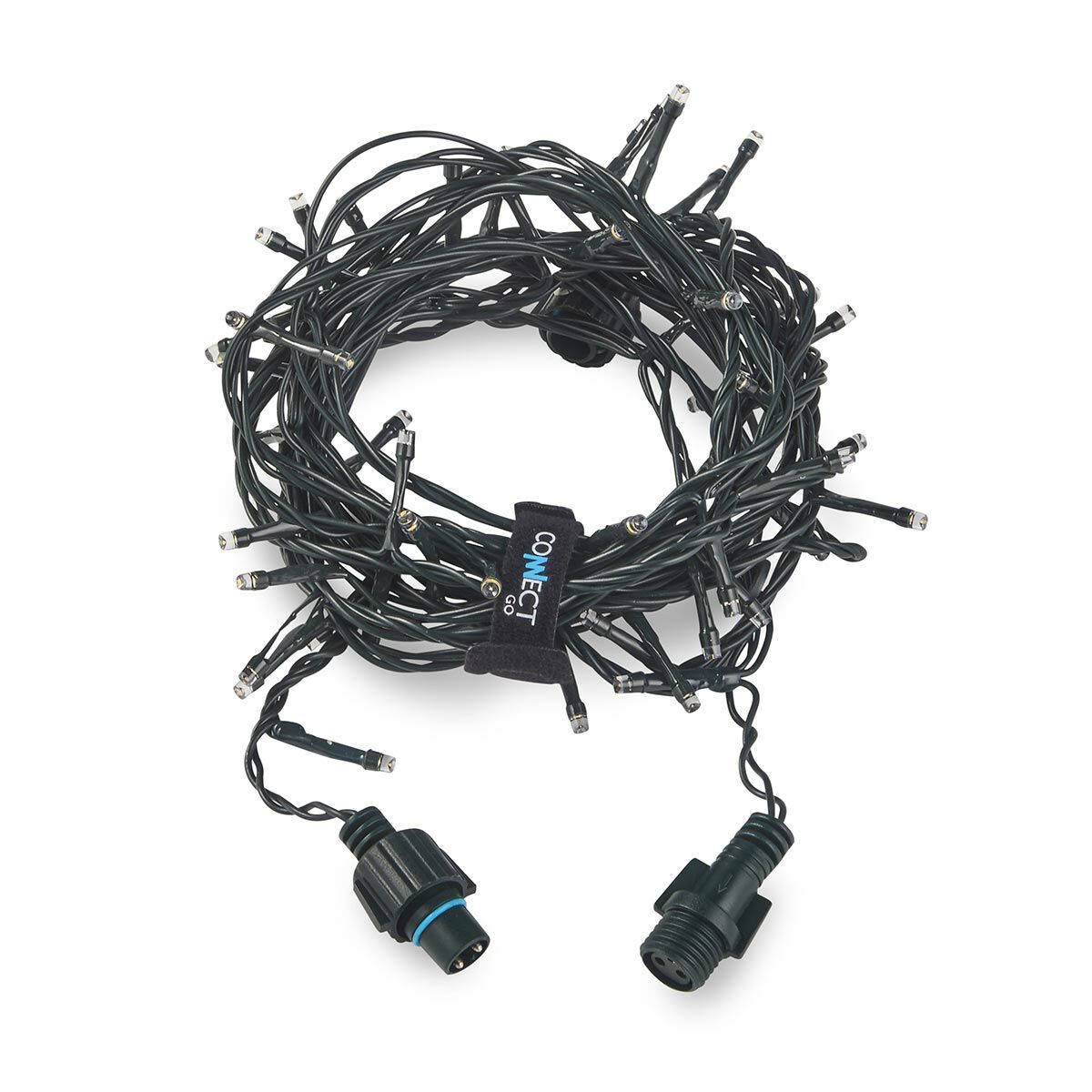 5m Multi Colour Fairy Lights, Connectable, 50 LEDs, Dark Green Cable image 4