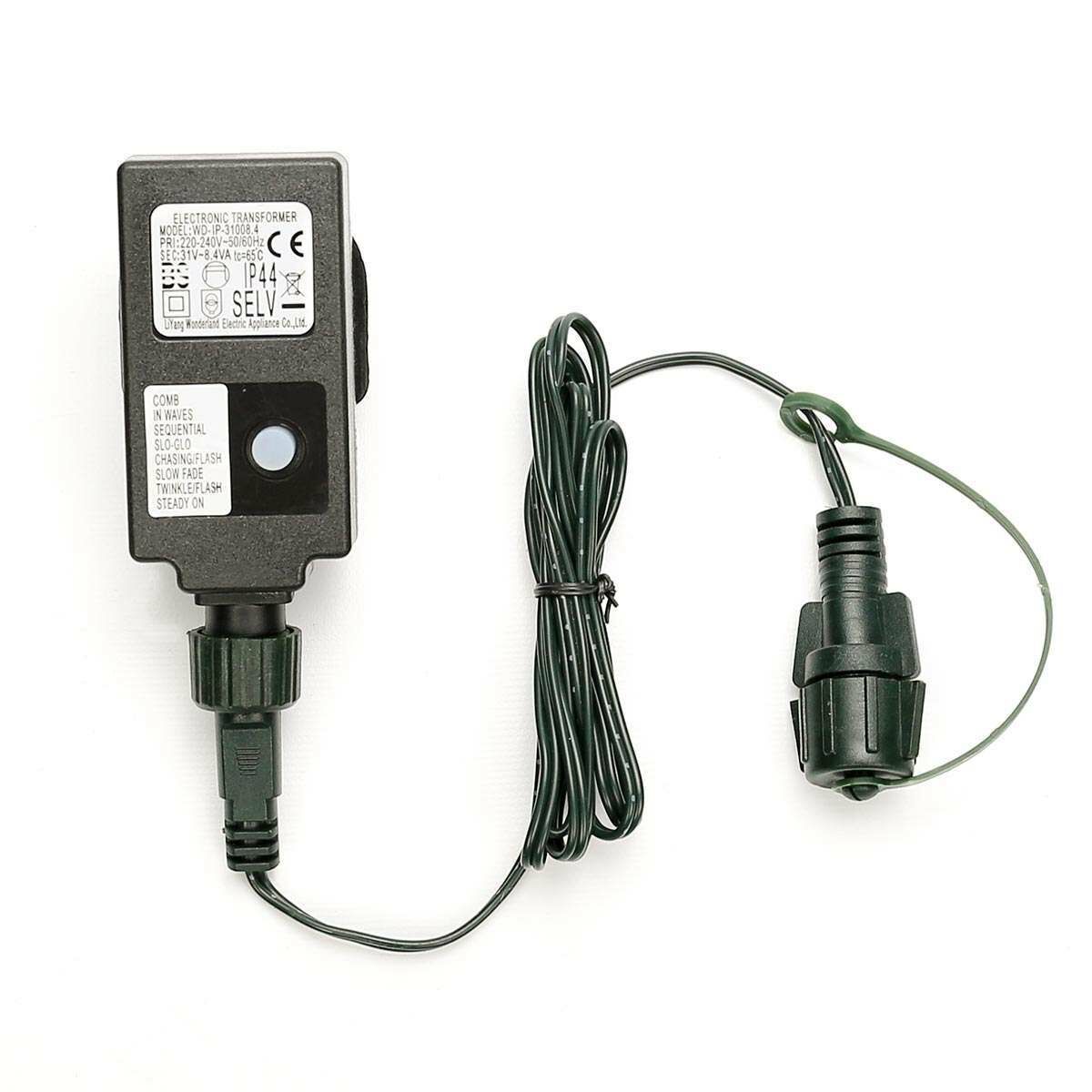 ConnectGo® Small Transformer, EU Plug, Green Cable  image 3