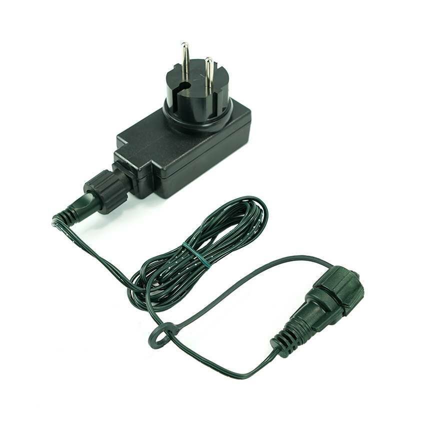 ConnectGo® Small Transformer, EU Plug, Green Cable  image 2