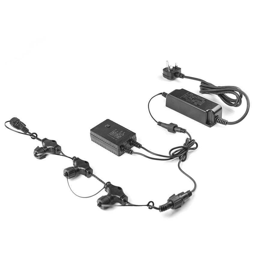 ConnectGo® Large Transformer, UK Plug, Black Cable image 1