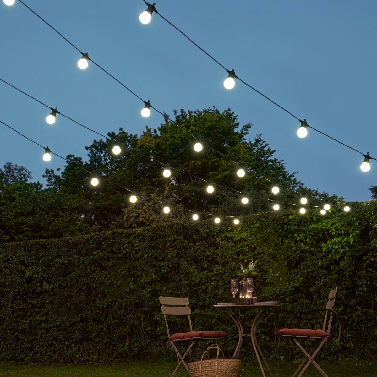 ConnectGo® Festoon Lights, Connectable, Frosted LED Bulbs image 4