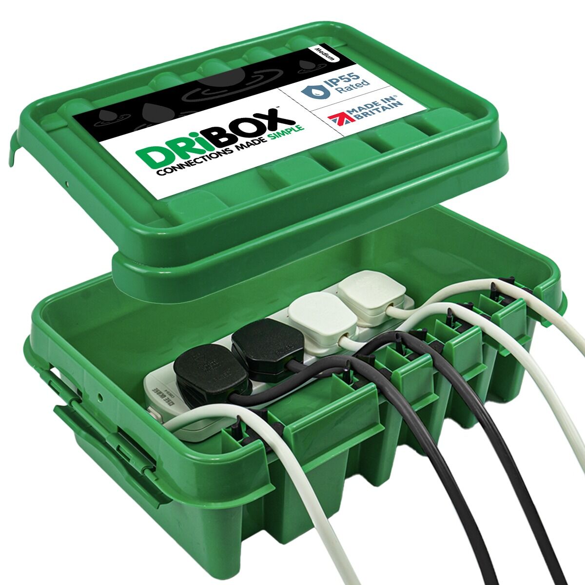 Dribox Medium Weatherproof Connection Box Green Edition image 1