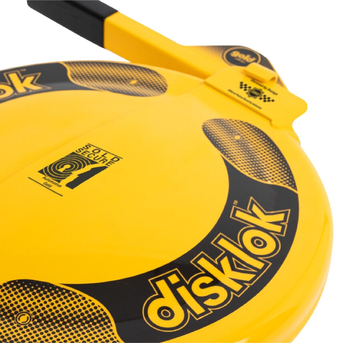 Disklok Gold Edition Medium Yellow Car Steering Wheel Lock image 7