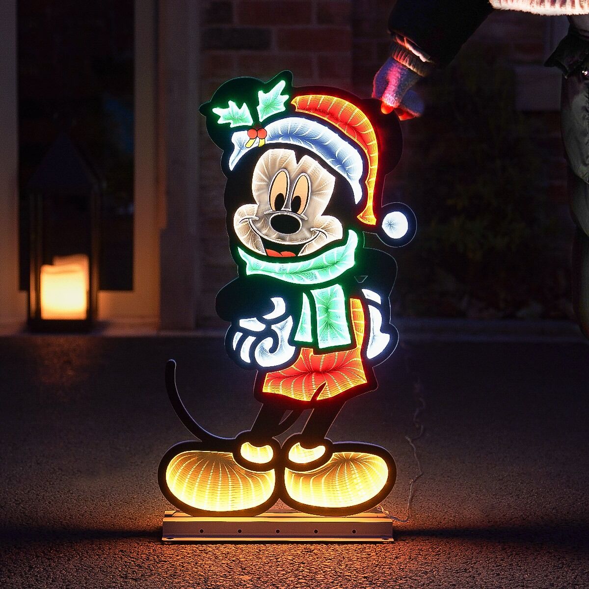 ©Disney Infinity Mirror Mickey Mouse with Scarf Christmas Figure image 1