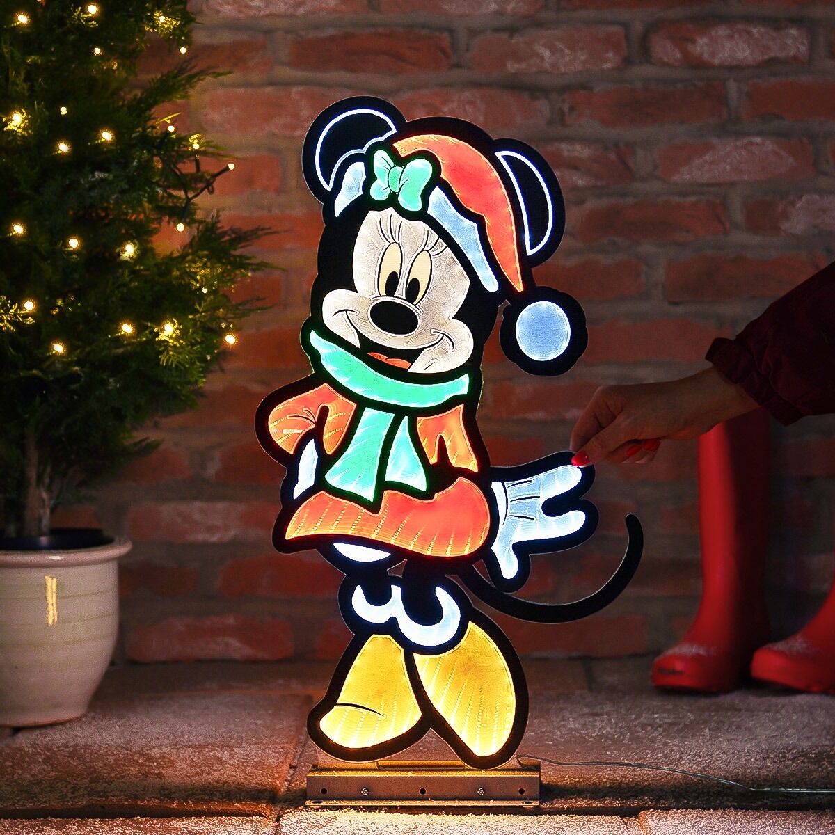 ©Disney Infinity Mirror Minnie Mouse Christmas Figure image 3