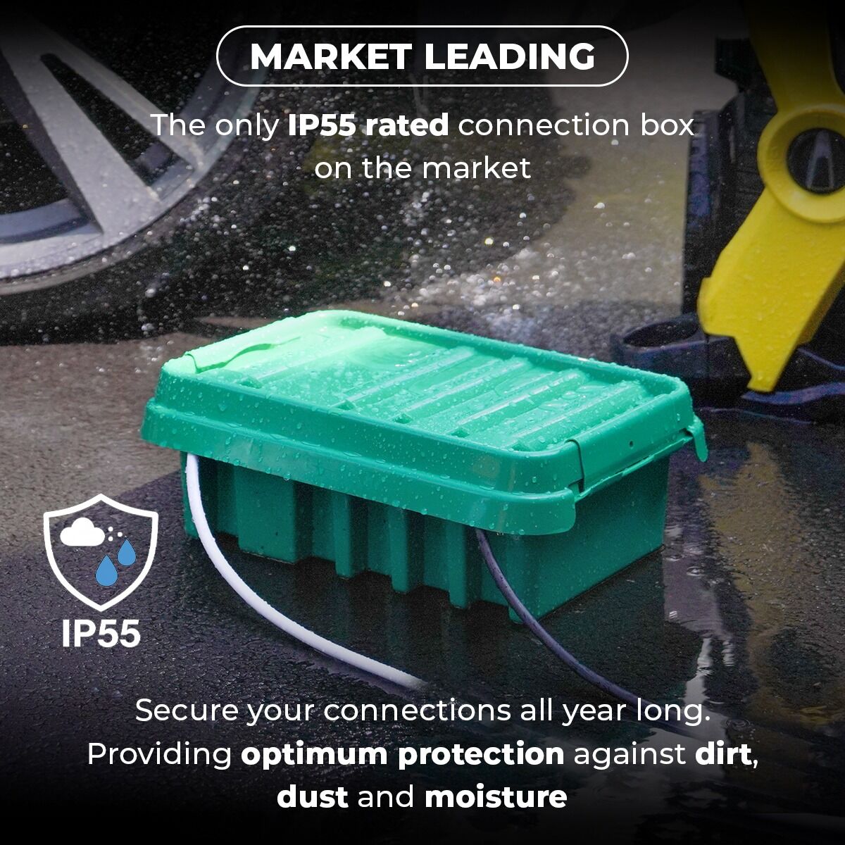 Dribox Medium Weatherproof Connection Box Green Edition image 4