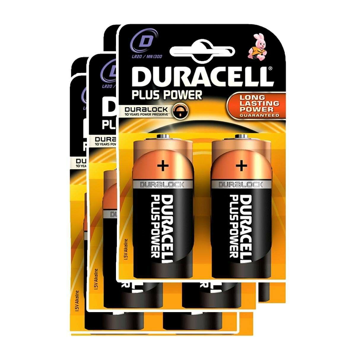 Duracell Alkaline Batteries - D (Type) Pack of 6 image 1