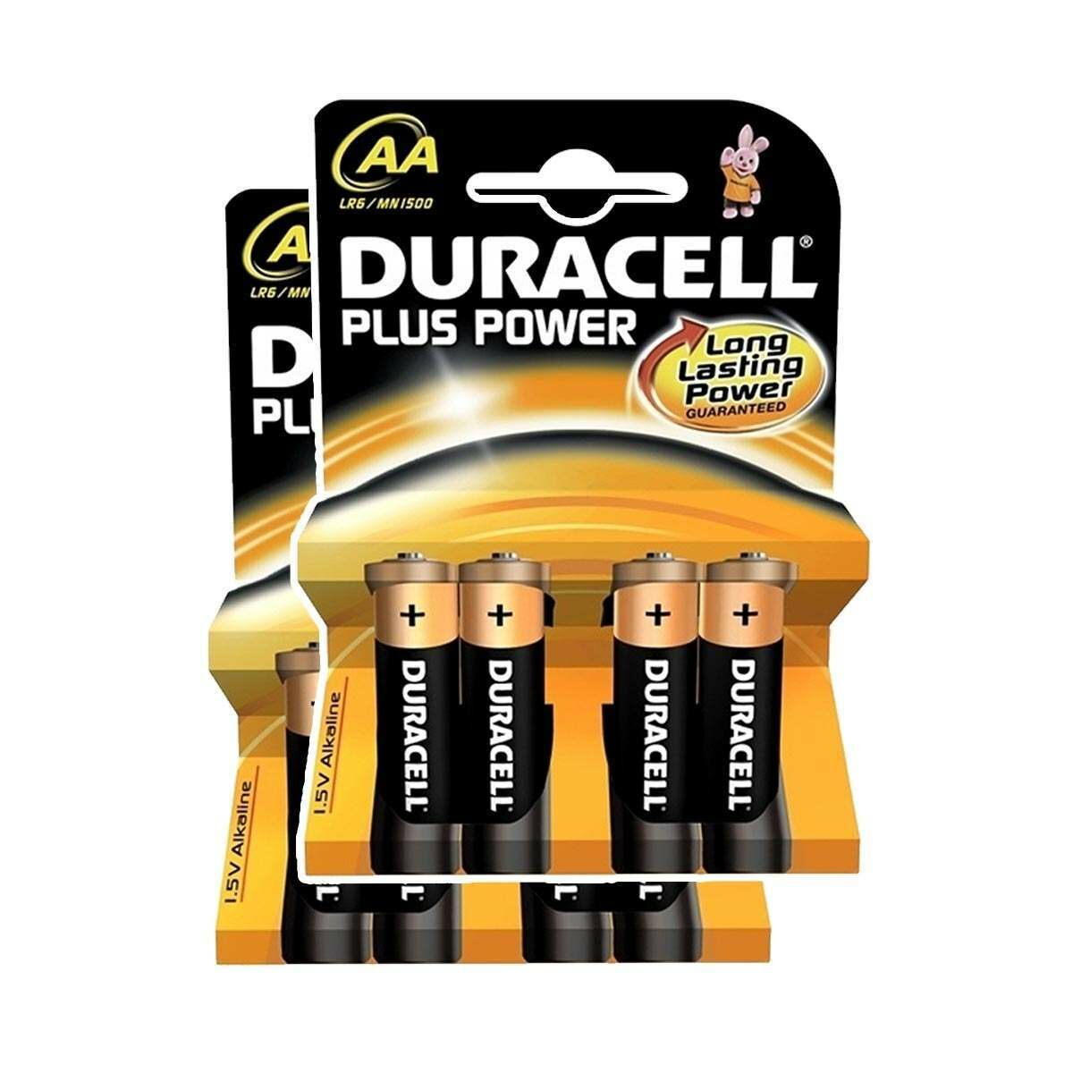 Duracell Alkaline Batteries - AA Pack of 8 image 1