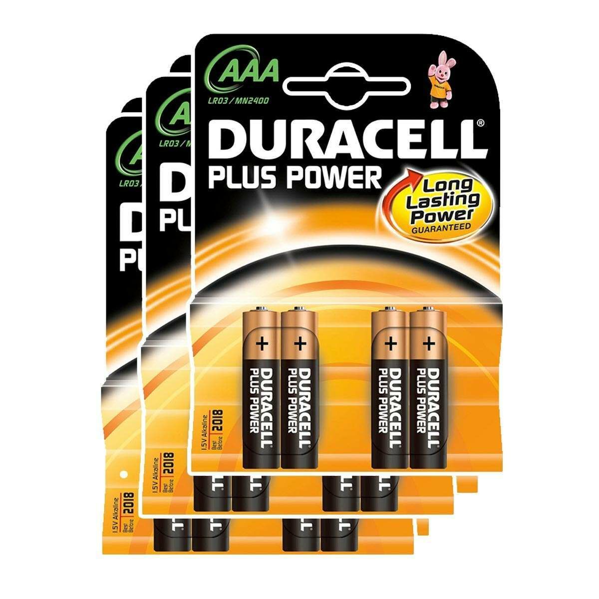 Duracell Alkaline Batteries - AAA Pack of 12 image 1