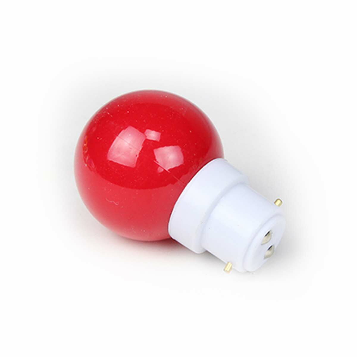B22 Red LED Festoon Bulb image 1