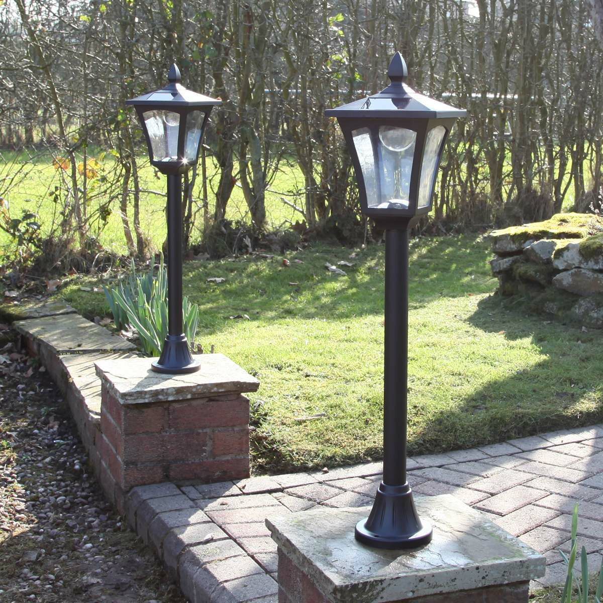  Solar Security Lamp Post, 1.2m, 2 Pack image 8
