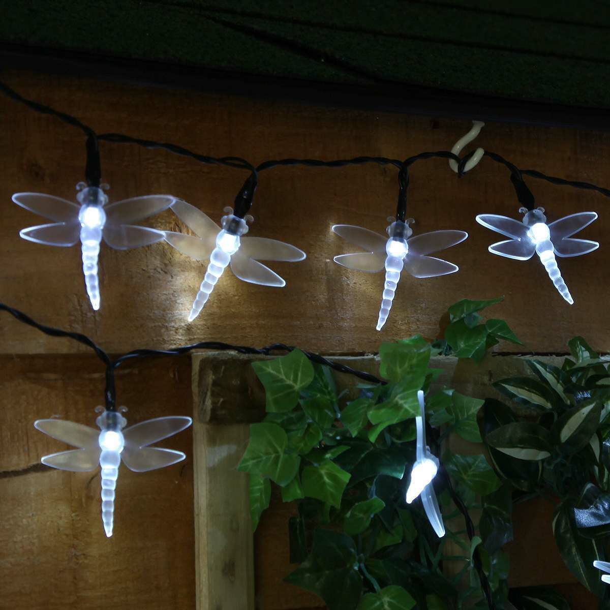 Solar Powered Multi Function LED Dragonfly Fairy Lights image 3