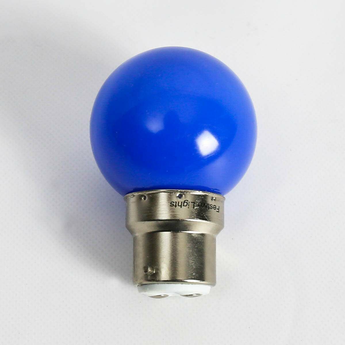 B22 Blue LED Festoon Bulb image 4