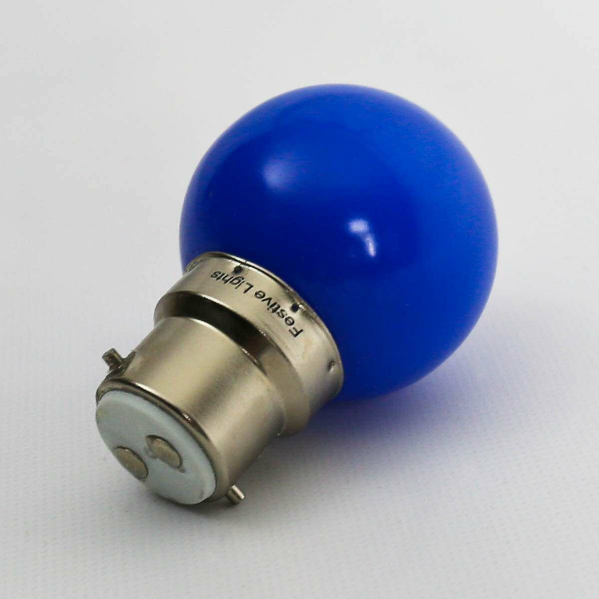B22 Blue LED Festoon Bulb image 3